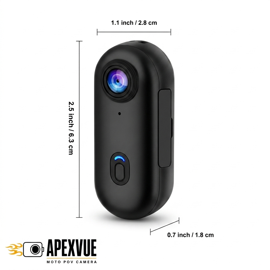 ApexVue POV Camera — 4K Chest Mount